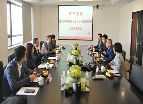 重慶沙坪壩共享工投公司與區政府領導到訪錦聯集團